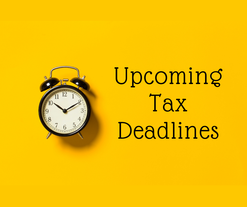 Tax Deadlines for October